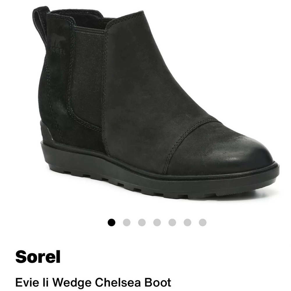 Sorel Black Pull on Bootie size 11
